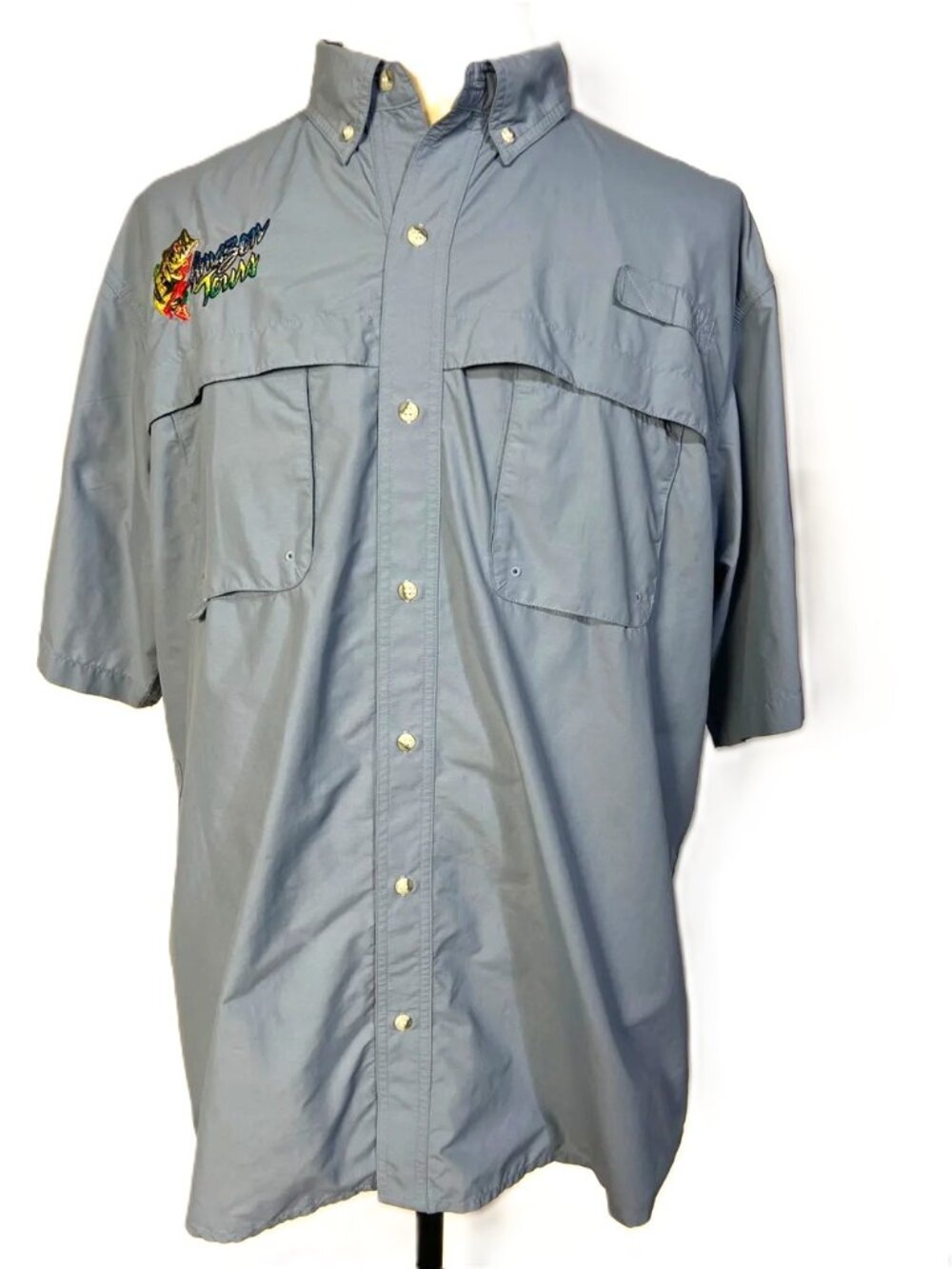 World Wide Sportsman Amazon Tour vented fishing shirt size XL/TG